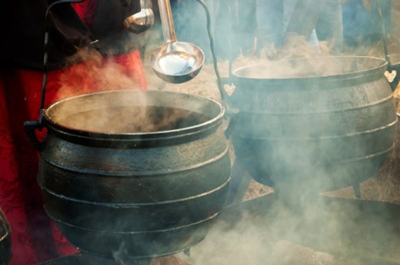 Blood sausage cauldron