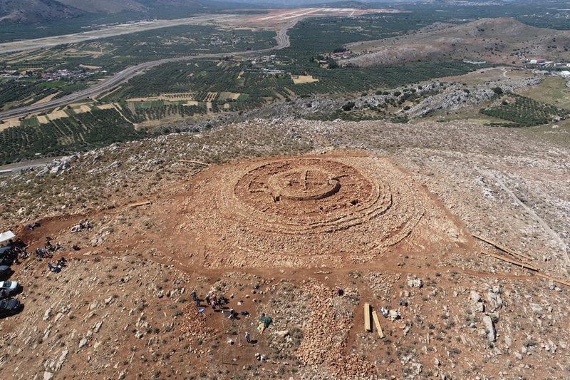 Crete labyrinth