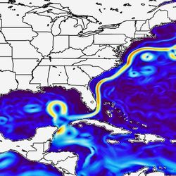 The Florida Current represents the beginnings of the Gulf Stream, the mighty current that shapes the planetary climate.