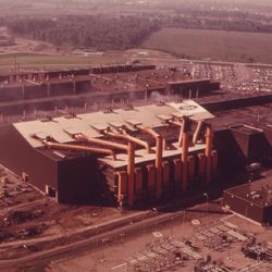 “Ford Motor Company's New Casting Plant at Flat Rock,” photographed by Joe Clark in 1973 for the EPA’s DOCUMERICA project.