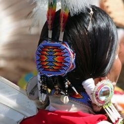 Native American glass beads