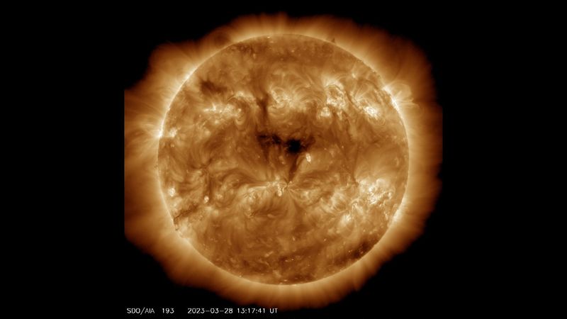 A picture of the Sun in extreme ultraviolet