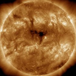 A picture of the Sun in extreme ultraviolet