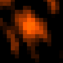 Apophis, seen in three wavelengths.