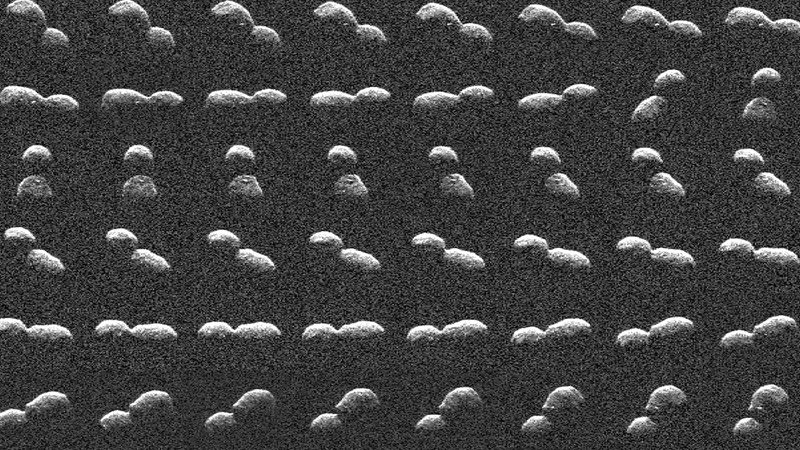 Asteroid 2024 ON captured tumbling on radar.