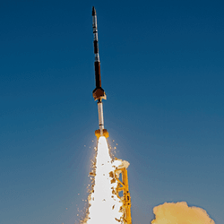 The Endurance rocket at launch on a quest to confirm the polar wind of escaping hydrogen ions is caused by an electric field.