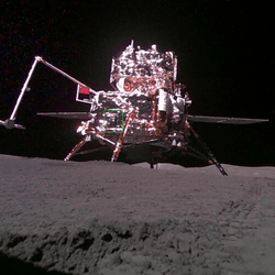 Chang’e-6 lander on the far side of the Moon.