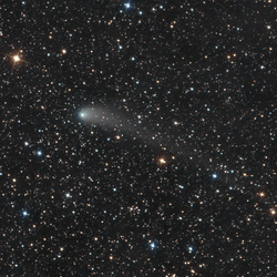 C/2021 S3 PANSTARRS' head and tail are still attached, but maybe not for long, and solar wind scientists want to know when they separate. Photographed in January