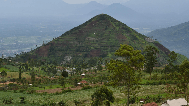 Gunung Padang in Indonesia.