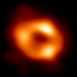 The first image of the supermassive black hole at the heart of our galaxy reveals an unexpected rate and angle of spin.