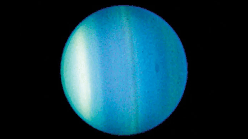 Uranus, imaged by Hubble.