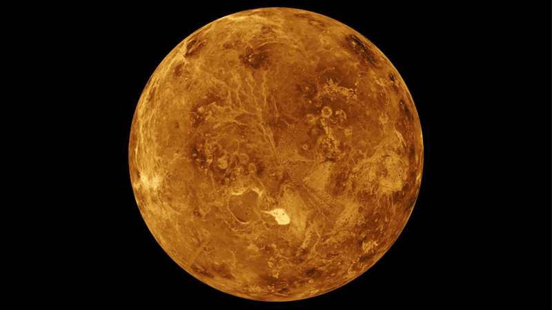 The planet Venus.