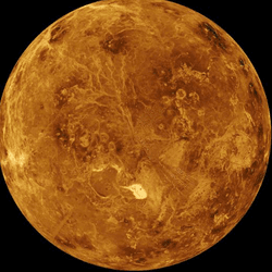 The planet Venus.